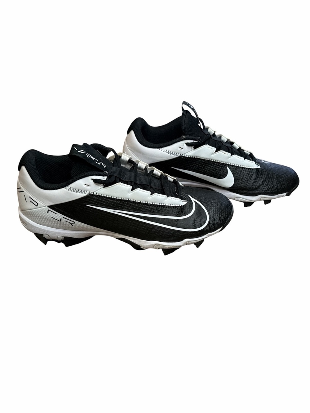 Nike Black and White Football Cleats